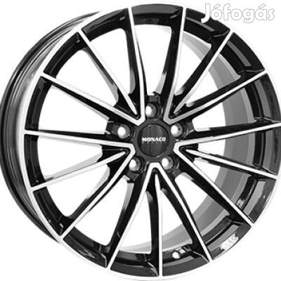 Monaco Wheels GP14 Fényes fekete Polírozott 7,5X18 5X112 ET45 CB66,6