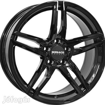 Monaco Wheels GP1 Fényes fekete 8X19 5X112 ET45 CB66,5 | alufelni |