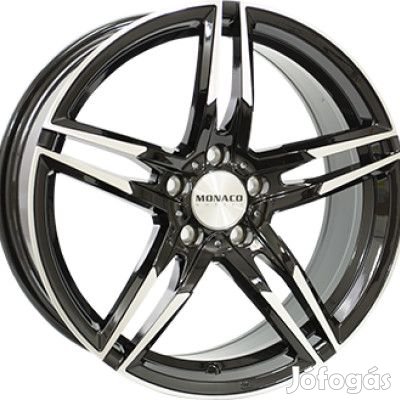 Monaco Wheels GP1 Fényes fekete Polírozott 8X19 5X112 ET35 CB66,5 |