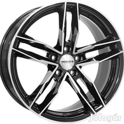 Monaco Wheels RR8M Fényes fekete Polírozott 7,5X17 5X100 ET35 CB57,1