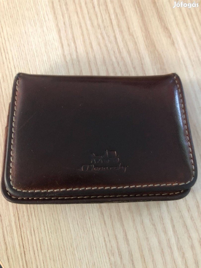 Monarchy bőr hitelkártya tartó pénztárca 10x7,5cm