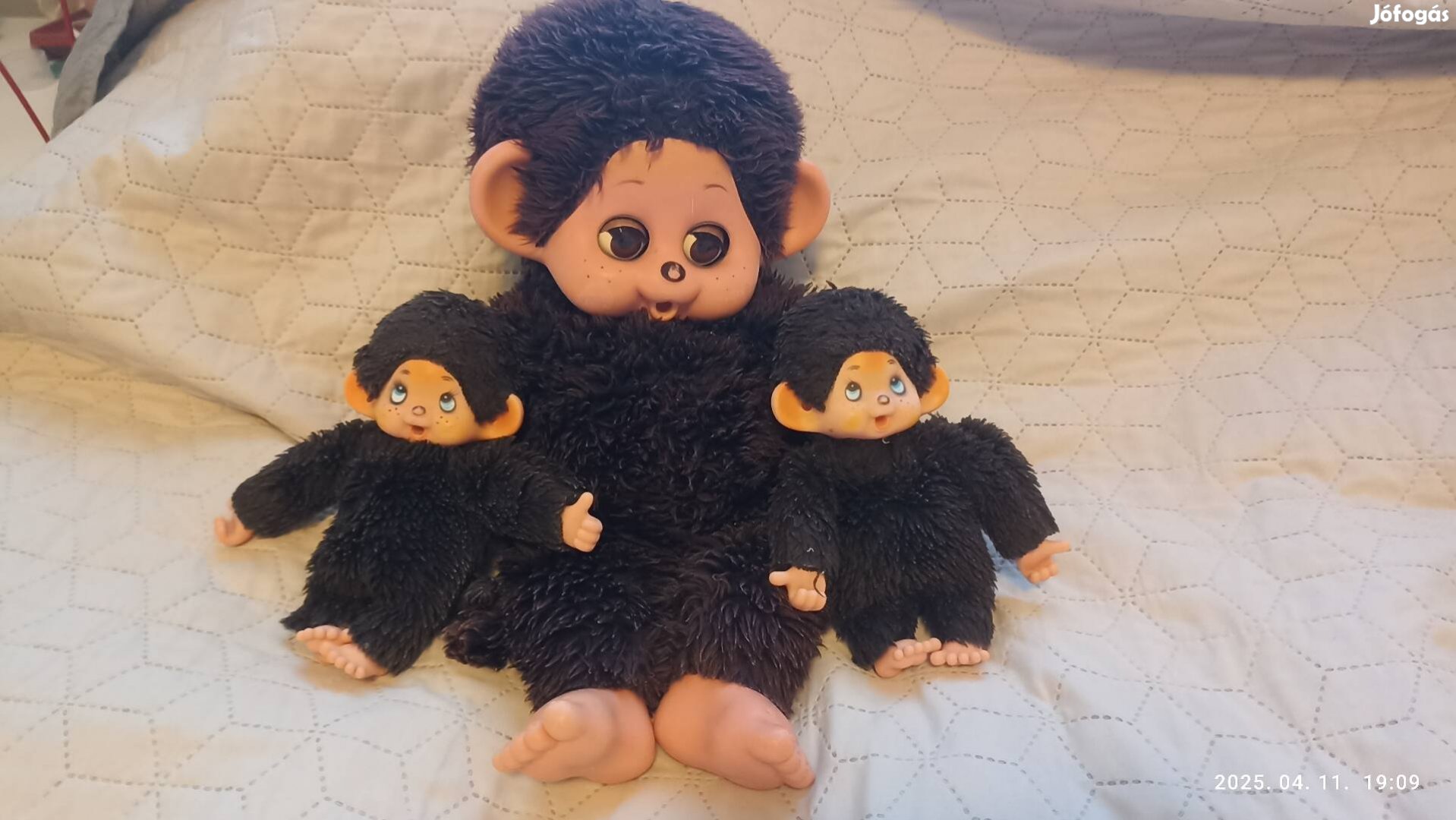Monchhichi - Moncsicsi család - 44 és 22 cm