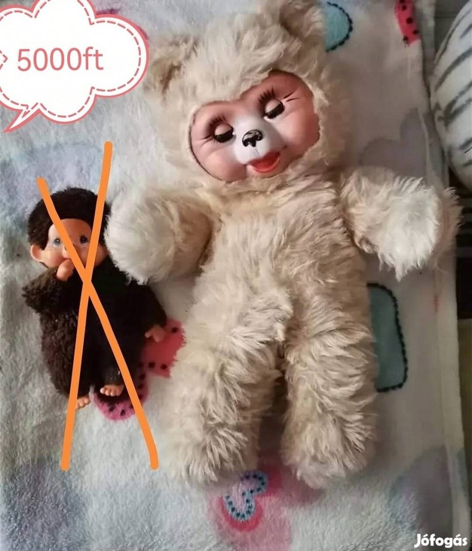 Moncsicsi arcú Teddy Bear (ritka) 