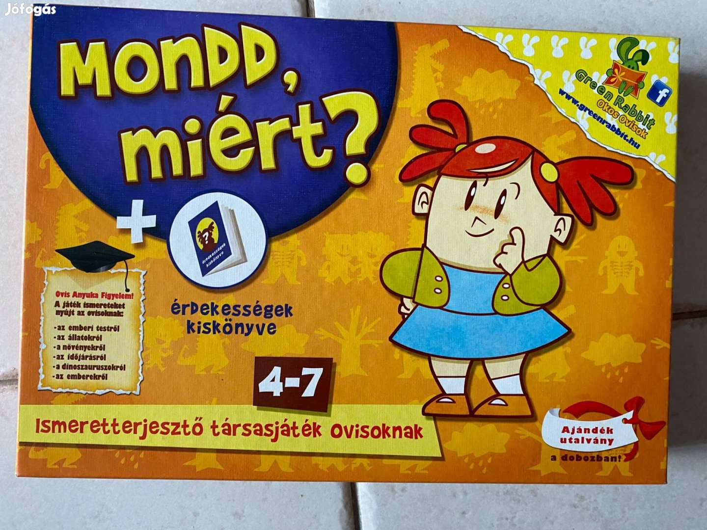 Mondd, miért? Társasjáték ovisoknak