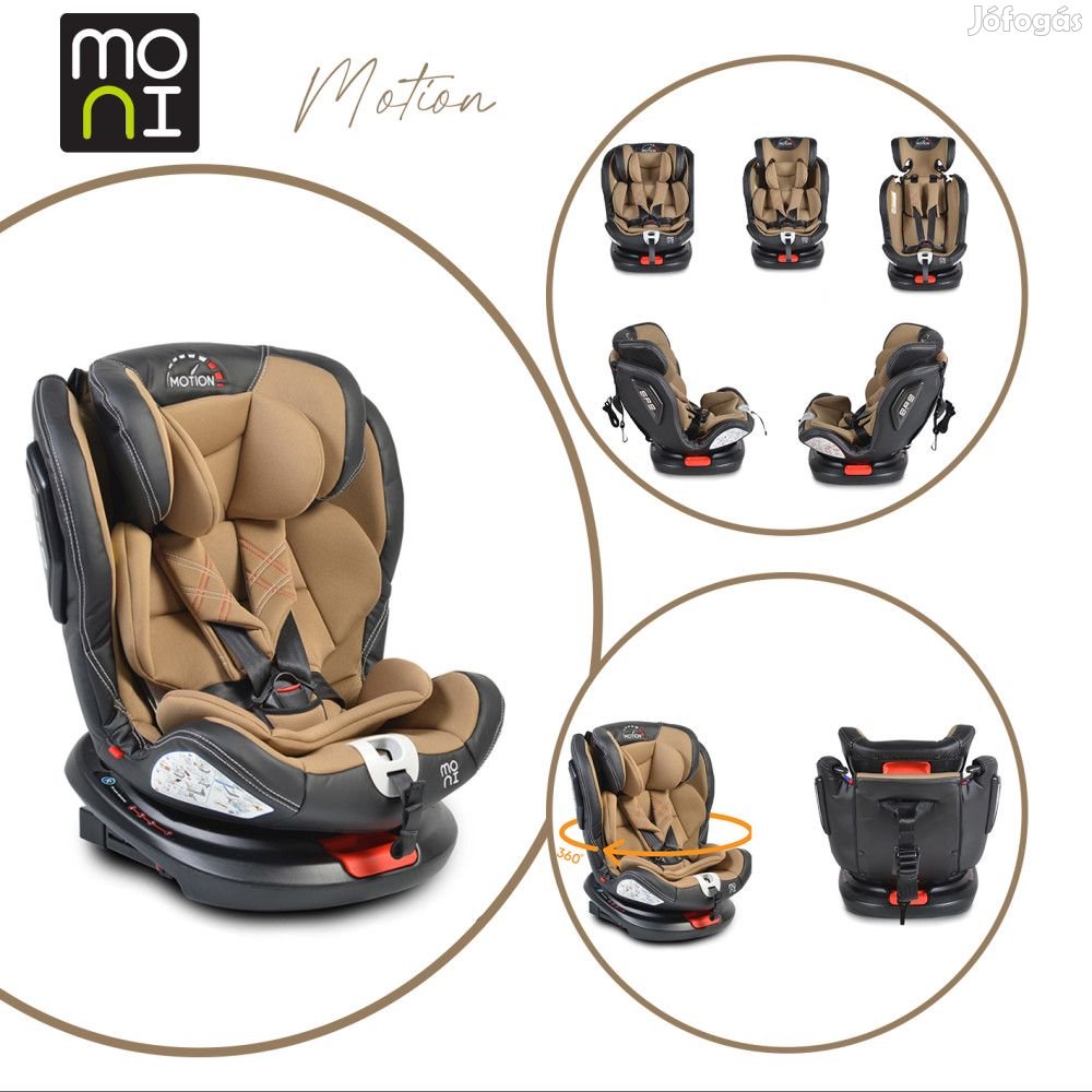 Moni Motion autósülés 360° Isofix- Bézs