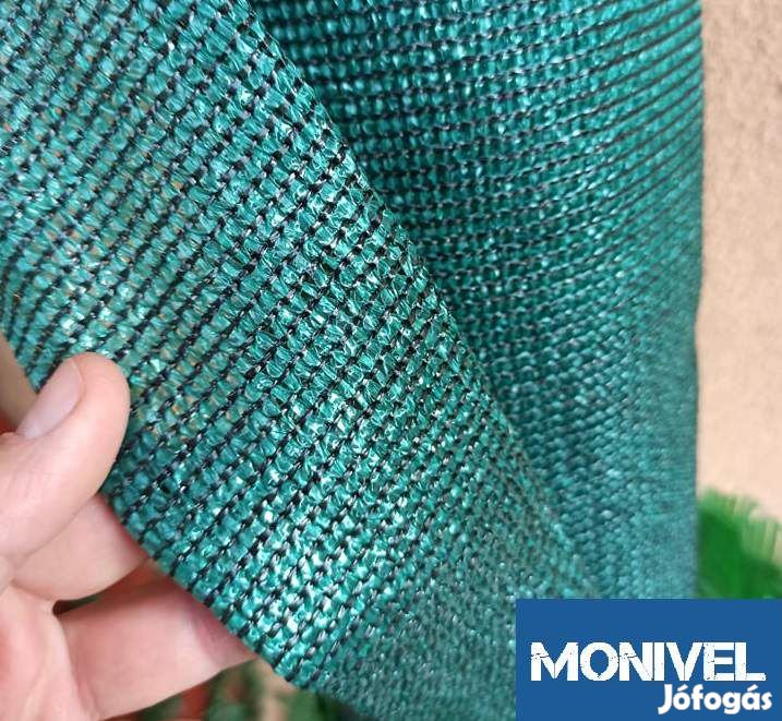 Monivel 1,2m x 15m árnyékoló háló  hdpe belátásgátló álcaháló 98%