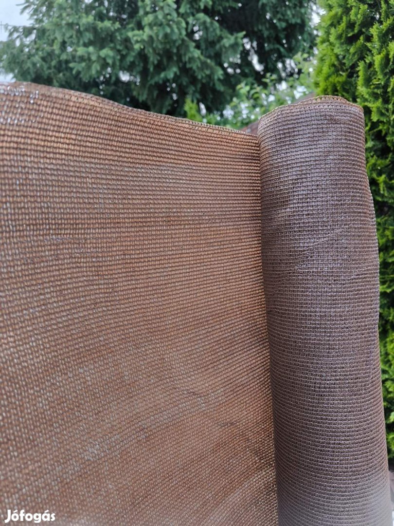 Monivel 1,5x15m mogyoró barna árnyékoló háló hdpe belátásgátló