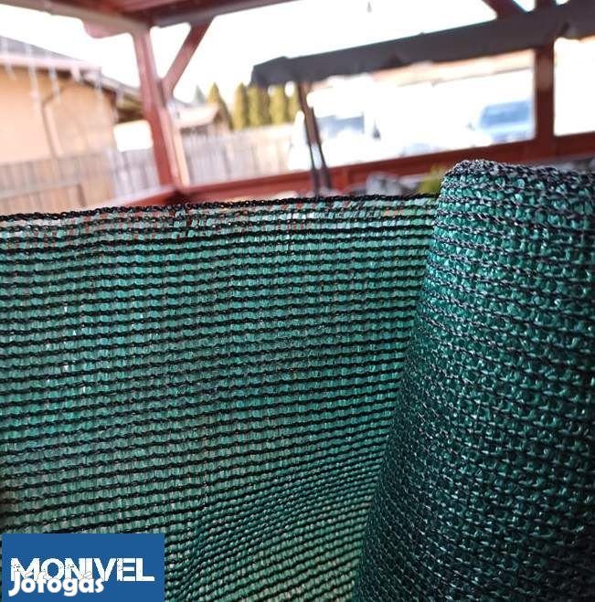 Monivel 2m x 25m árnyékoló háló hdpe belátásgátló álcaháló 98%