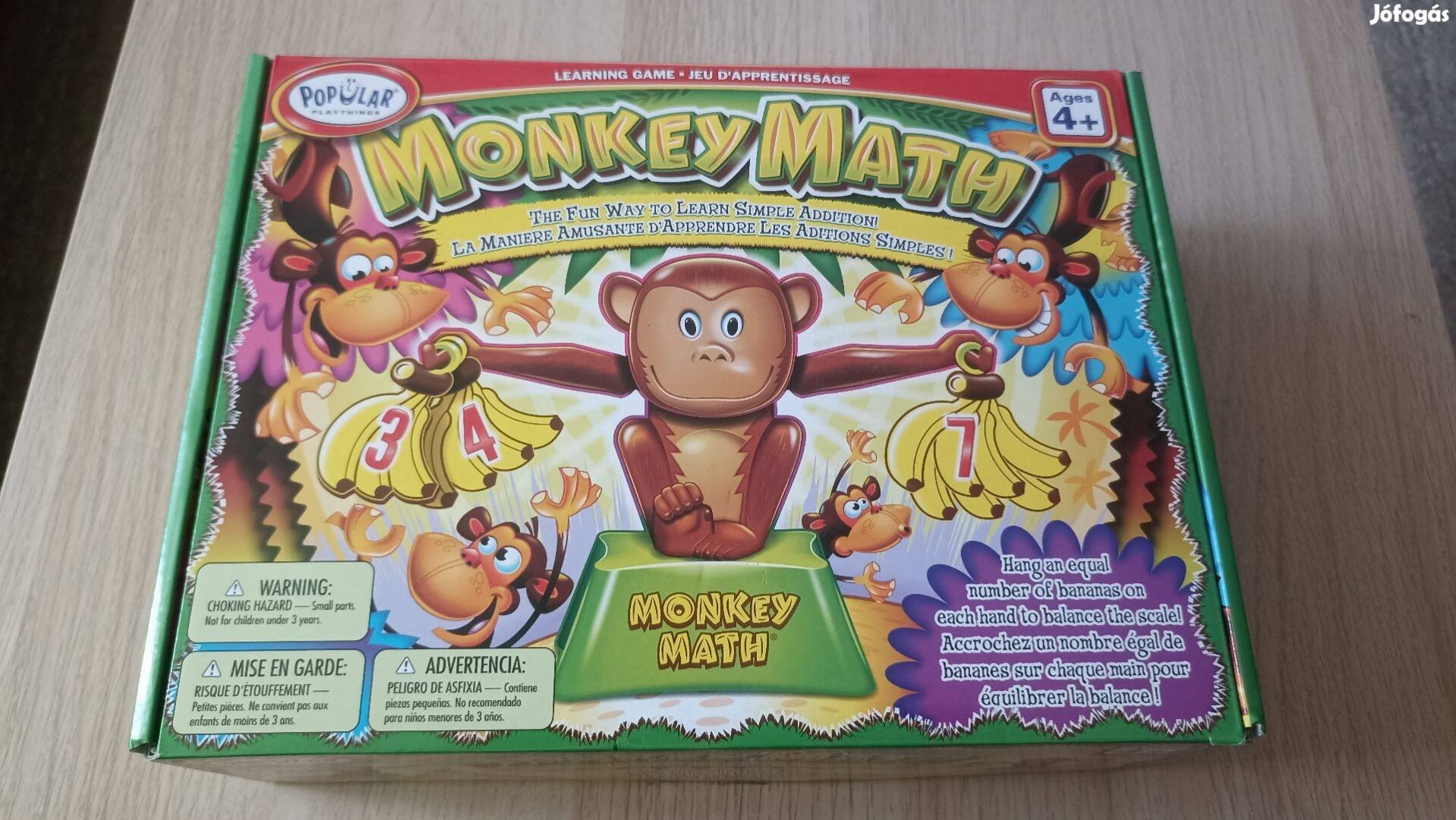 Monkey math - matekos társasjáték