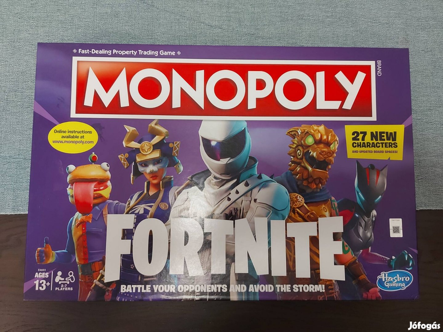 Monopoly Fortnite társasjáték angol