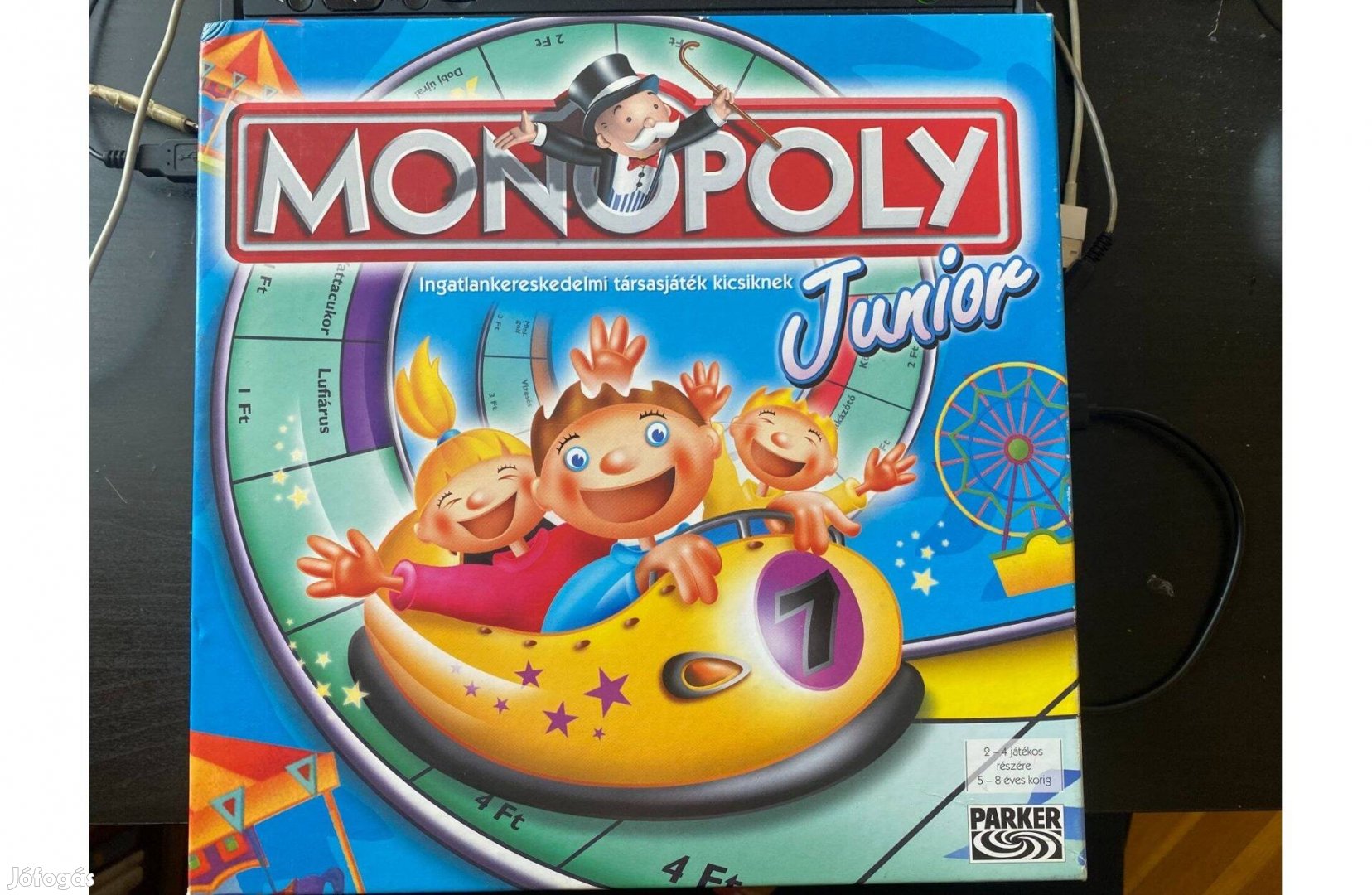 Monopoly Junior Ingatlankereskedelmi társasjáték kicsiknek eladó