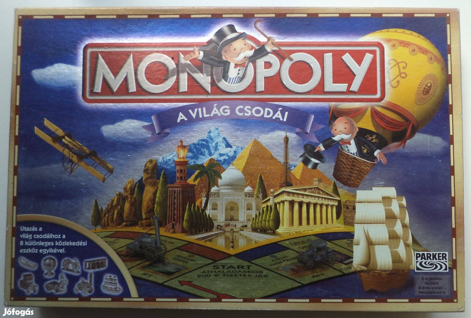 Monopoly,a világ csodái /társasjáték,hiánytalan/
