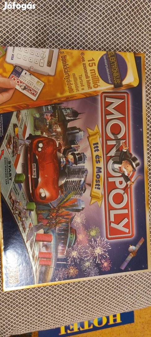 Monopoly bankkártyaolvasóval új, kibontott eladó