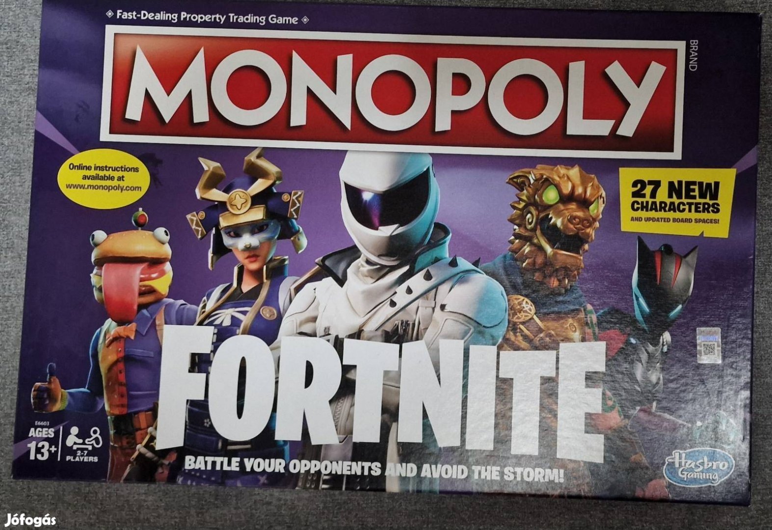 Monopoly fortnite Angol nyelvű társasjáték 