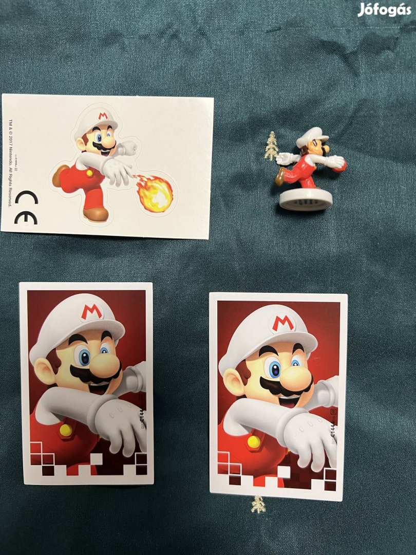 Monopoly gamer super Mario karakter kiegészítő figura Fire Mario 