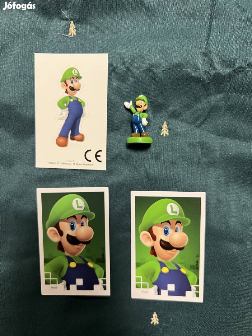 Monopoly gamer super Mario karakter kiegészítő figura Luigi