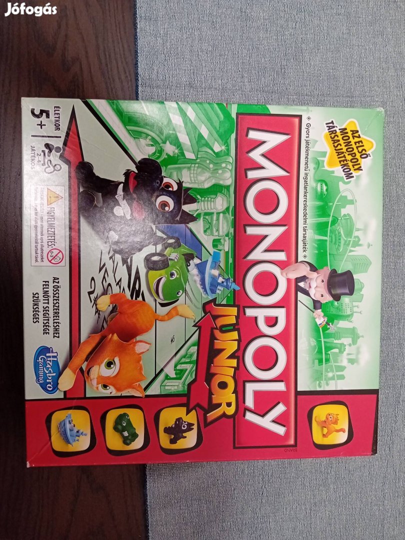 Monopoly junior ebank társasjáték 