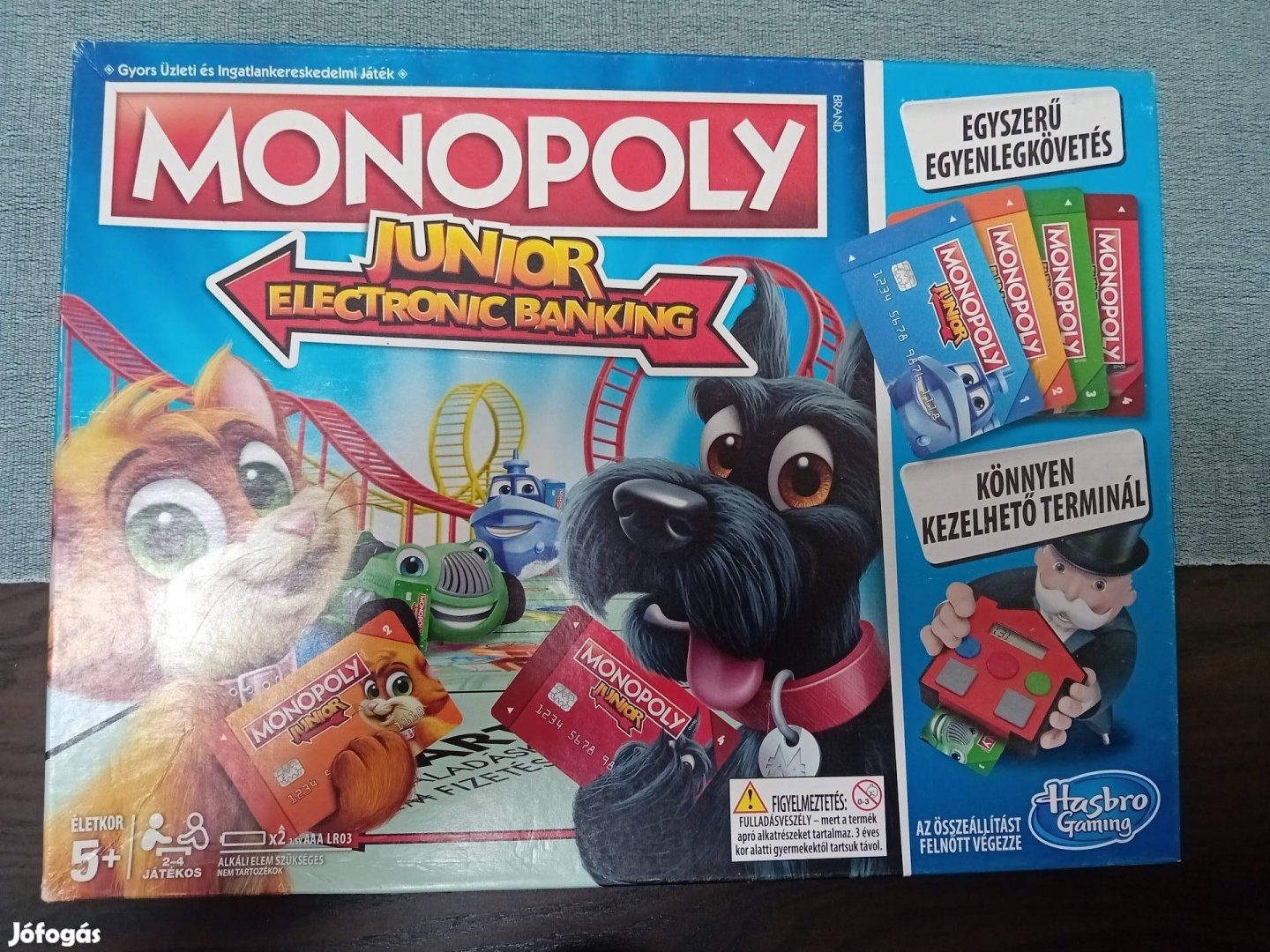 Monopoly junior elektronikus bankolás
