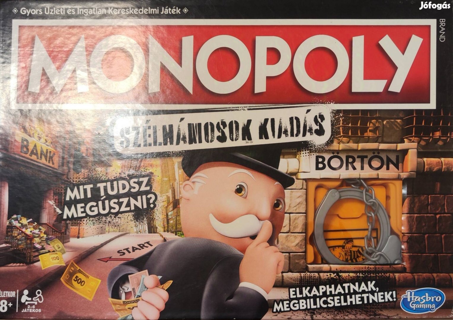 Monopoly szélhámos kiadású társasjáték 