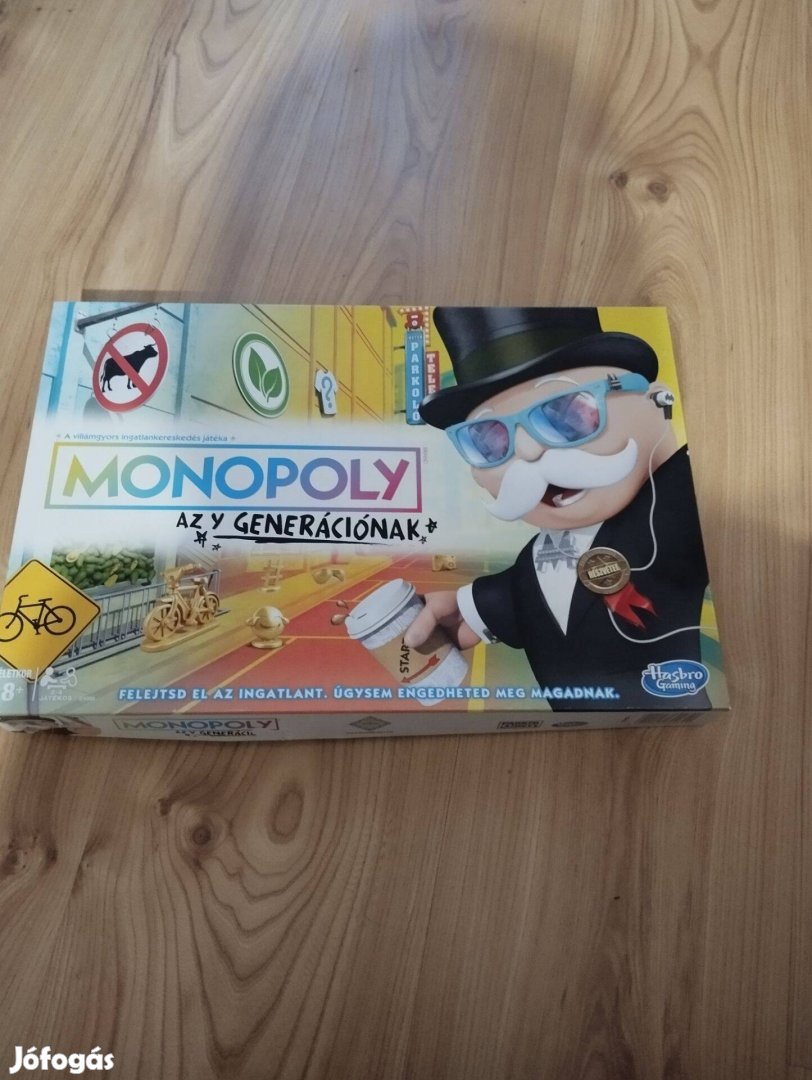 Monopoly társasjáték az y generációnak