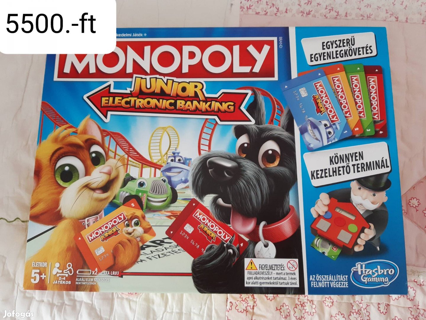 Monopoly társasjáték terminállal 