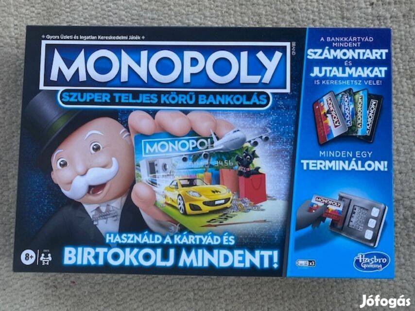 Monopoly teljes körü bankolás társasjáték