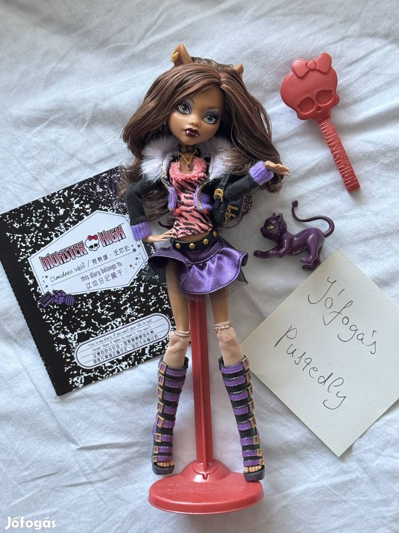 Monster High Clawdeen Wolf barbie baba eladó