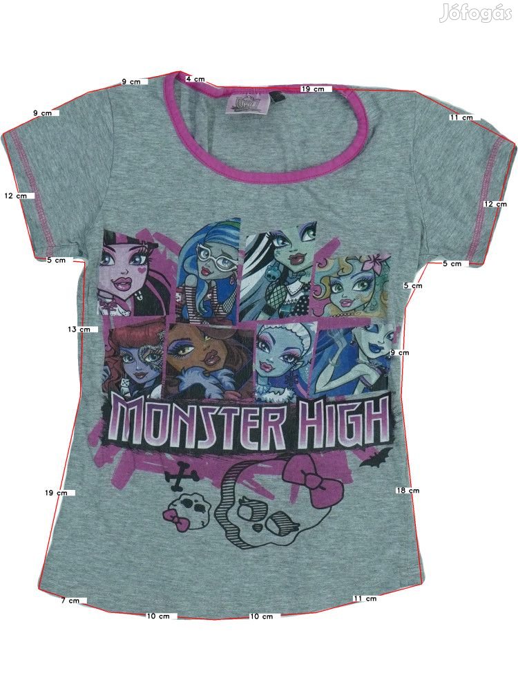 Monster High Használt (keveset használt) Lány Pizsama felső (Méret: 15