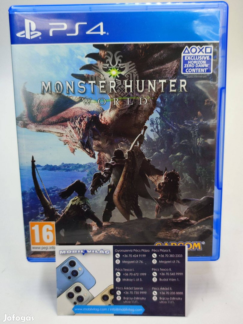 Monster Hunt World PS4 Garanciával #konzl0806