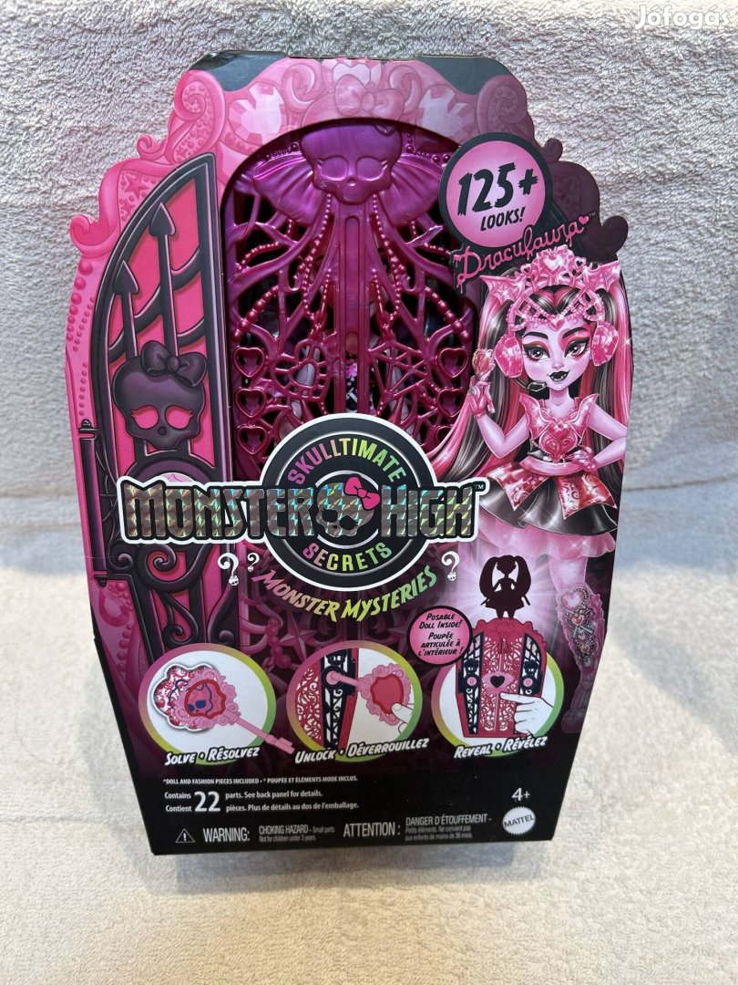 Monster high Skulltimate Secret Draculaura baba 