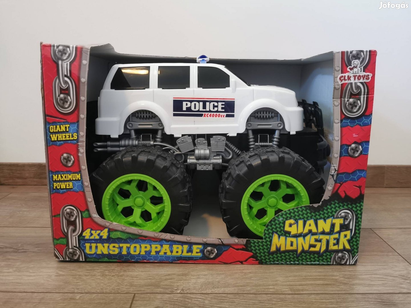 Monster truck rendőrautó 