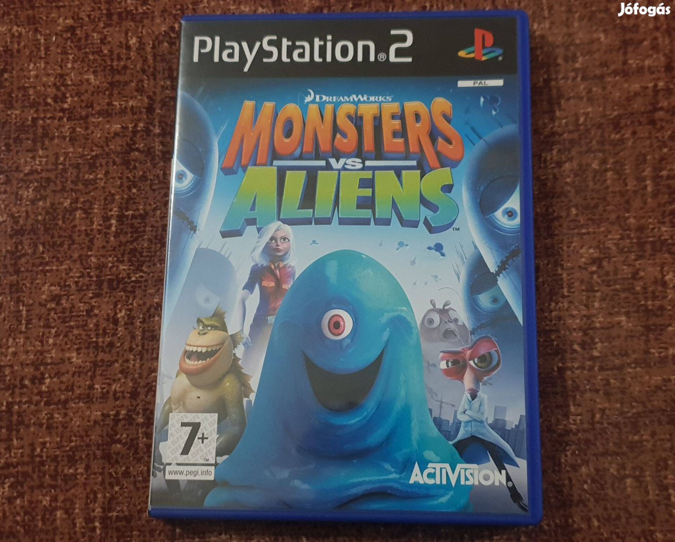 Monster vs Aliens Playstation 2 eredeti lemez ( 3500 Ft )