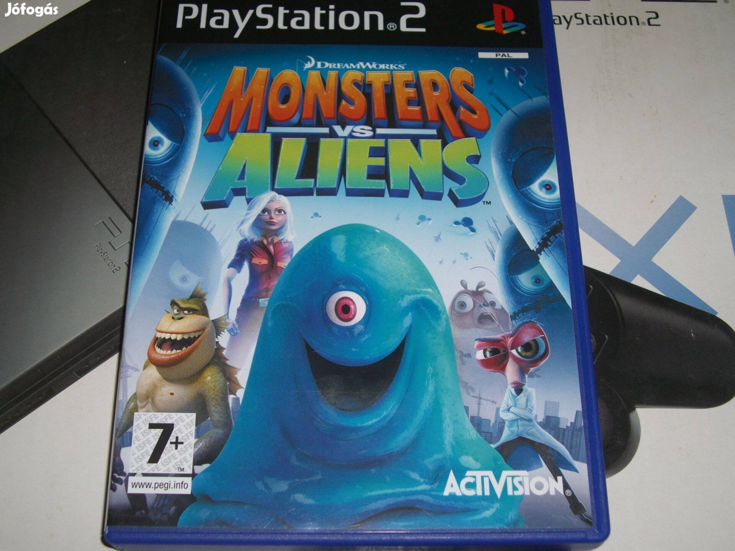 Monster vs Aliens Playstation 2 eredeti lemez eladó