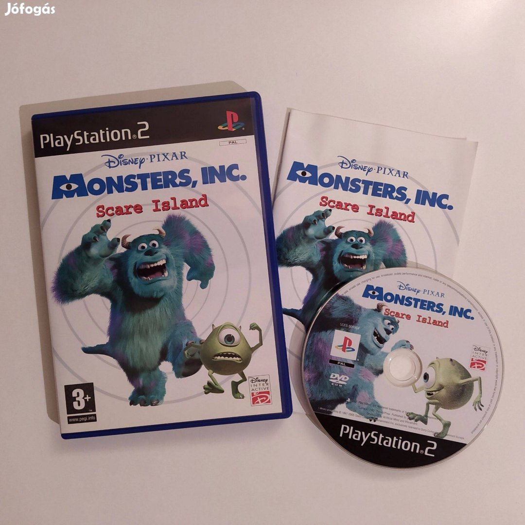Monsters Inc. (Szörny Rt) Scare Island PS2 Playstation 2