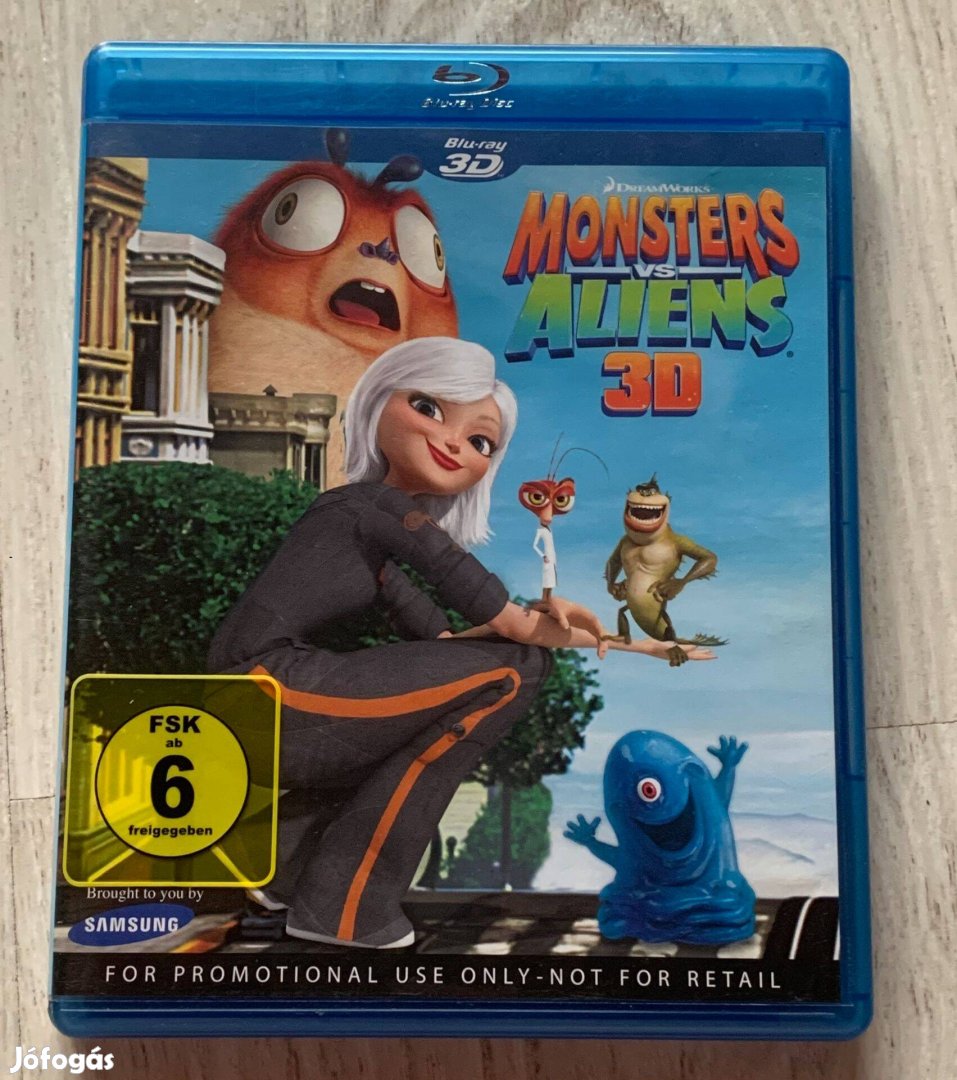 Monsters Vs Aliens 3D Blu-Ray