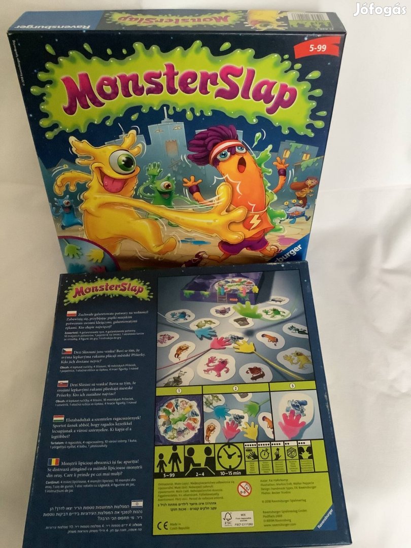 Monsterslap Szellemirtok társasjáték