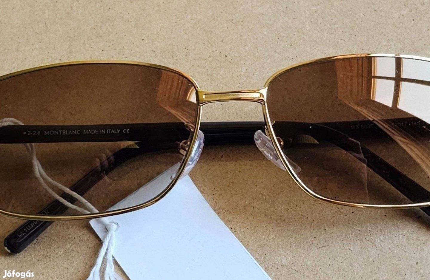 Montblanc MB503T 30G férfi napszemüveg új eredeti 62-es lencse méret B