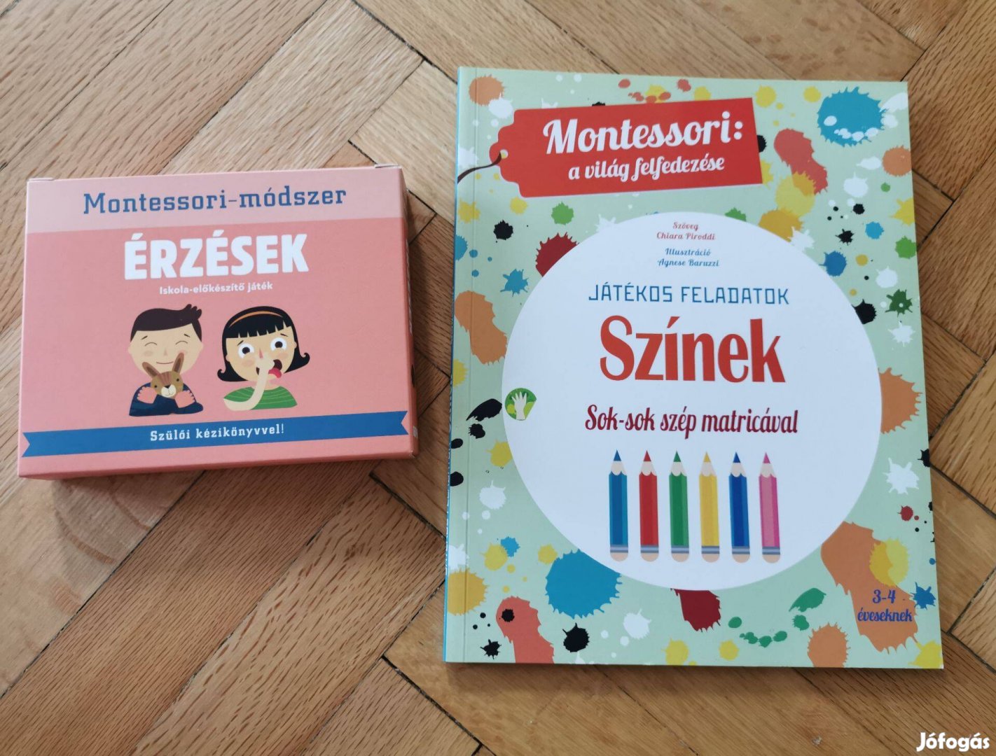 Montessori füzet, kártyák