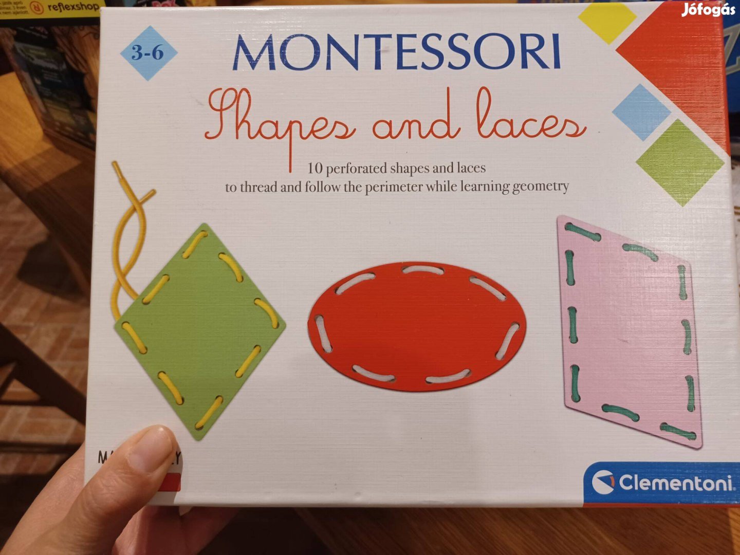 Montessori shapes and laces