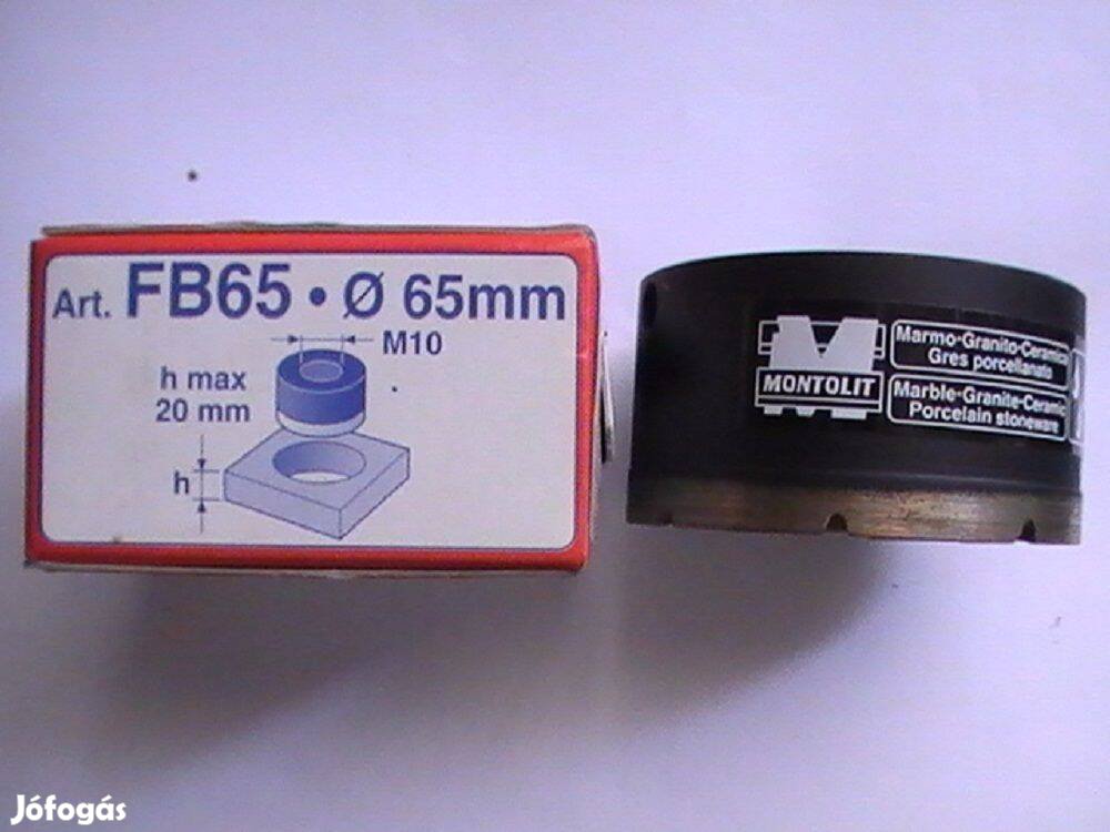 Montolit FB65 gyémántkörkivágó kerámiához,porcelán kőhöz