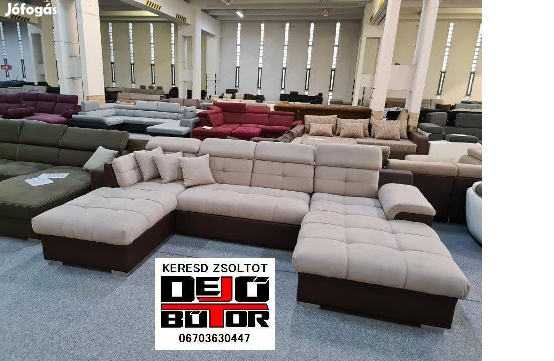 Monza világos boss 17 sarok kanapé ülőgarnitúra 195x330x195 cm ualak