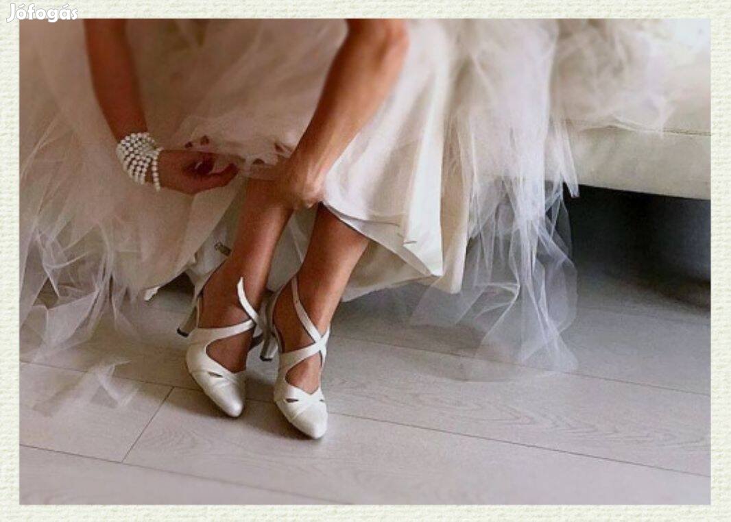 Morandi bőr alkalmi/ esküvői/ tánc cipő EUR 38