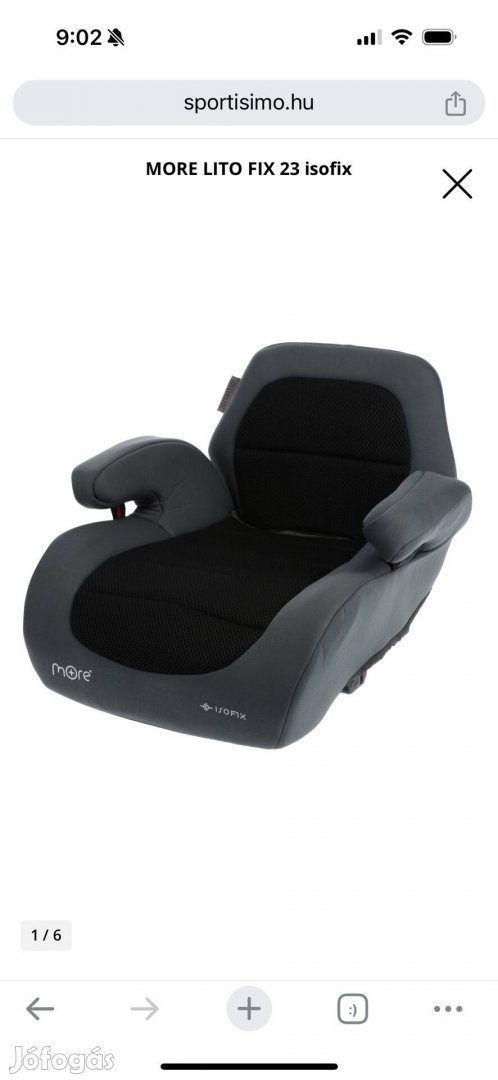 More Isofix ülésmagasító 15-36 kg