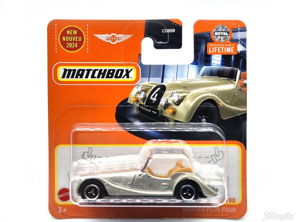 Morgan Plus Four - 66/100 - bliszteres -  Matchbox - 1:64
