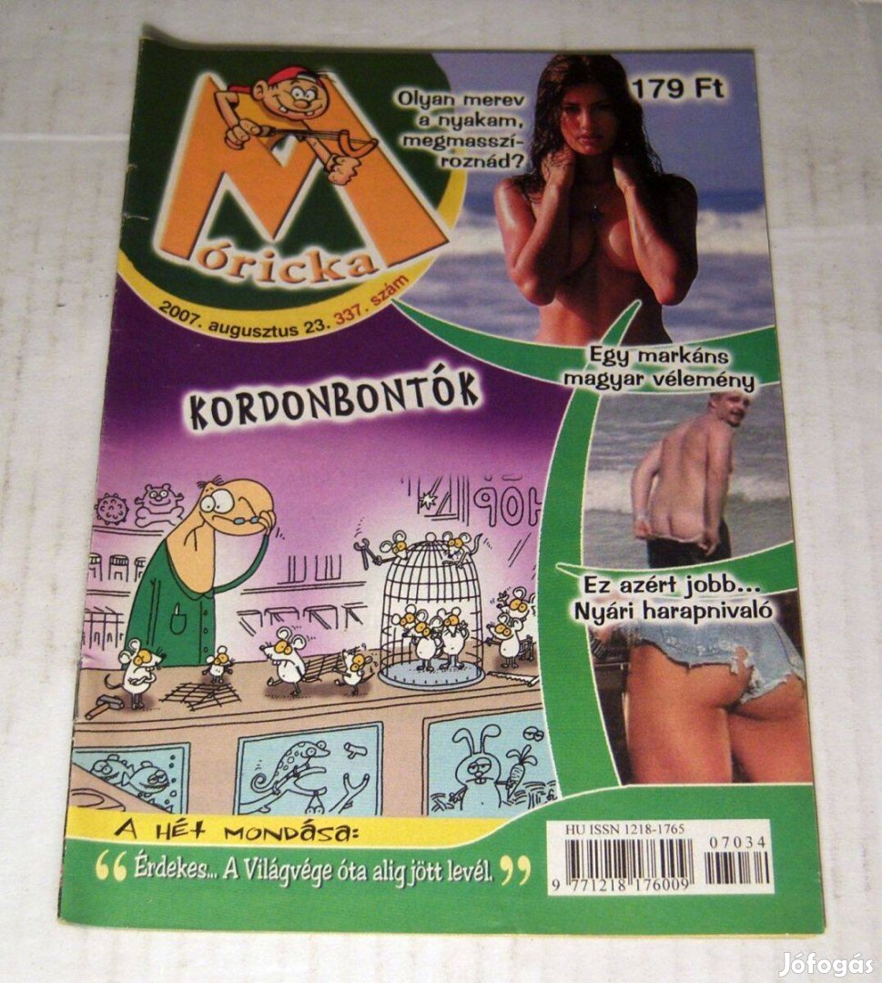 Móricka 2007/17 (337.szám) viccmagazin