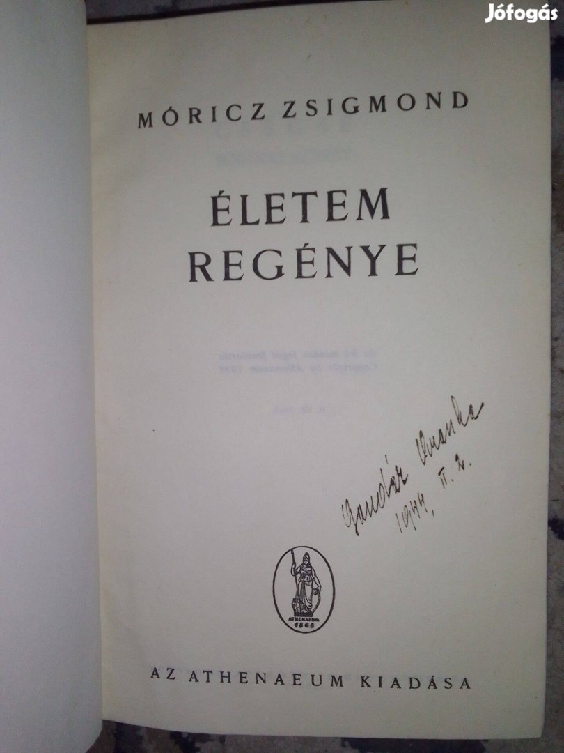 Móricz Zsigmond: Életem regénye (1938)