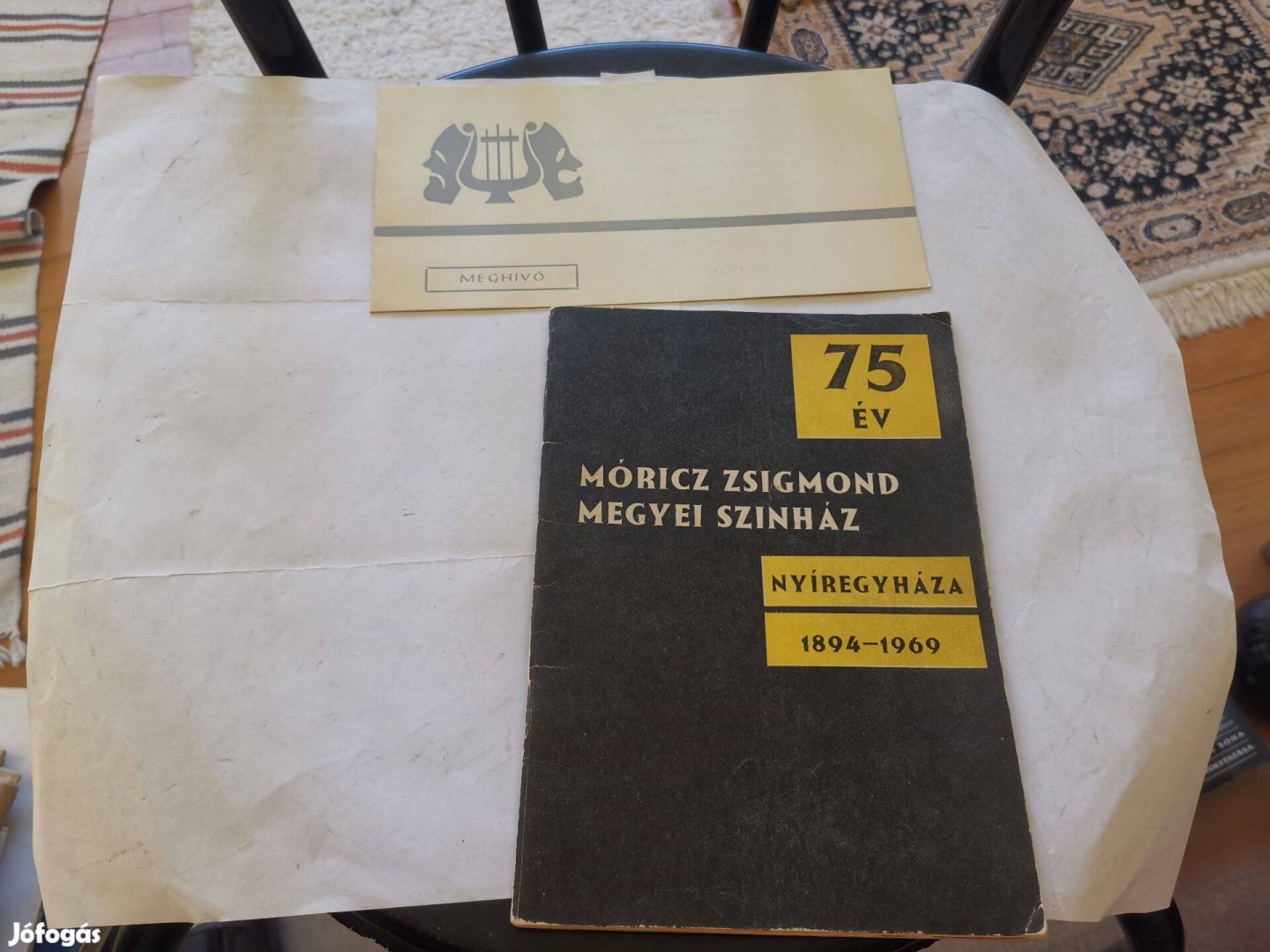 Móricz Zsigmond megyei Színház Nyíregyháza - 75 év 1894-1969 + meghívó