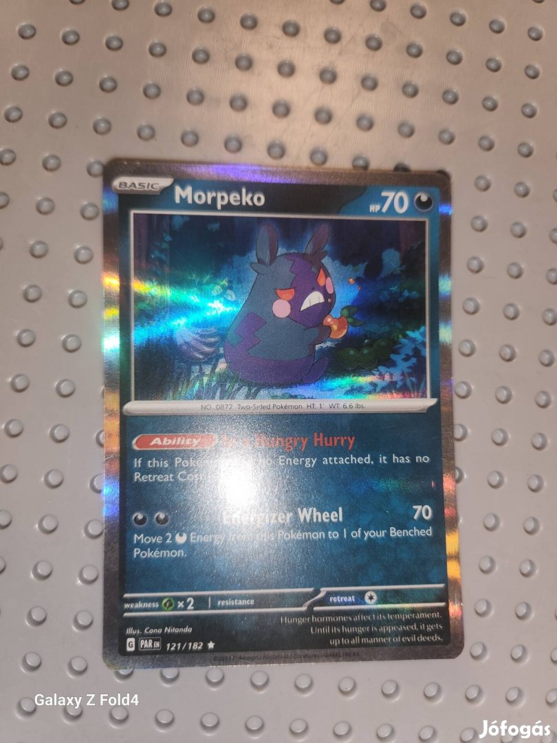 Morpeko pokemon kártya 