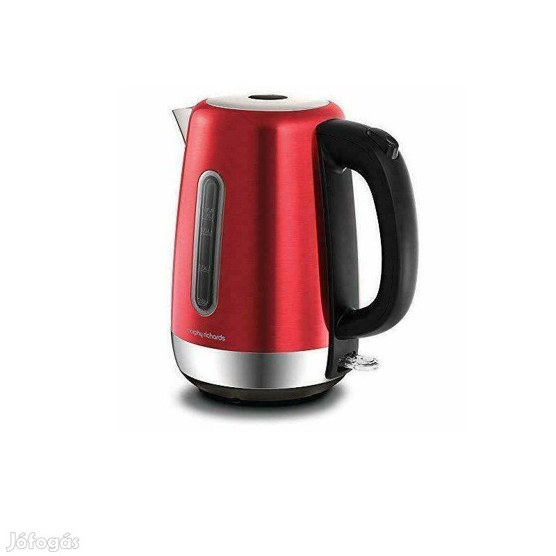 Morphy Richards Equip elektromos vízforraló, 1.7 liter, 3000W - piros