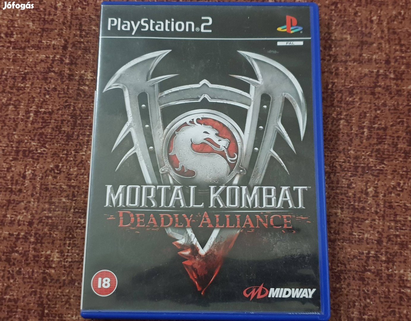 Mortal Kombat Deadly Alliance Playstation 2 eredeti lemez ( 12000 Ft )
